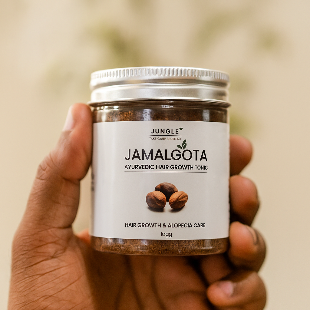 Jamalgota Grow 🌿💆♀️✨ Ayurvedic Hair Growth Powder🌱